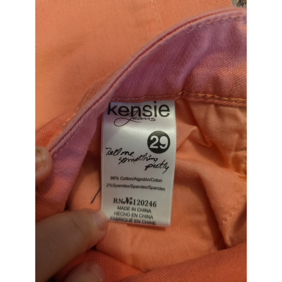 Kensie You look pretty skinny jeans pink soft red size 29 - Picture 6 of 6